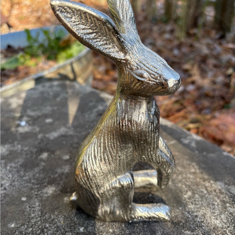 Silver Rabbit Figurine - Picture 3 of 3